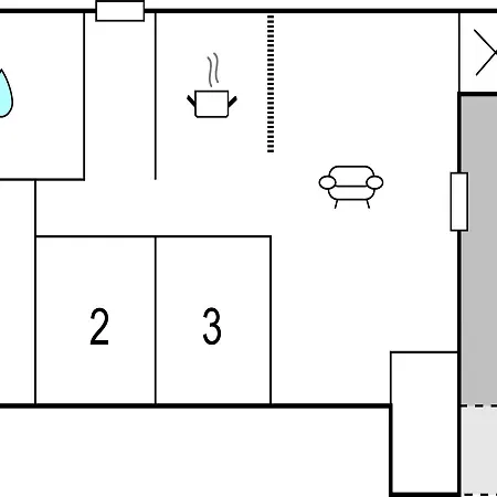 別荘 Three-bedroom Holiday In Skjern Halby